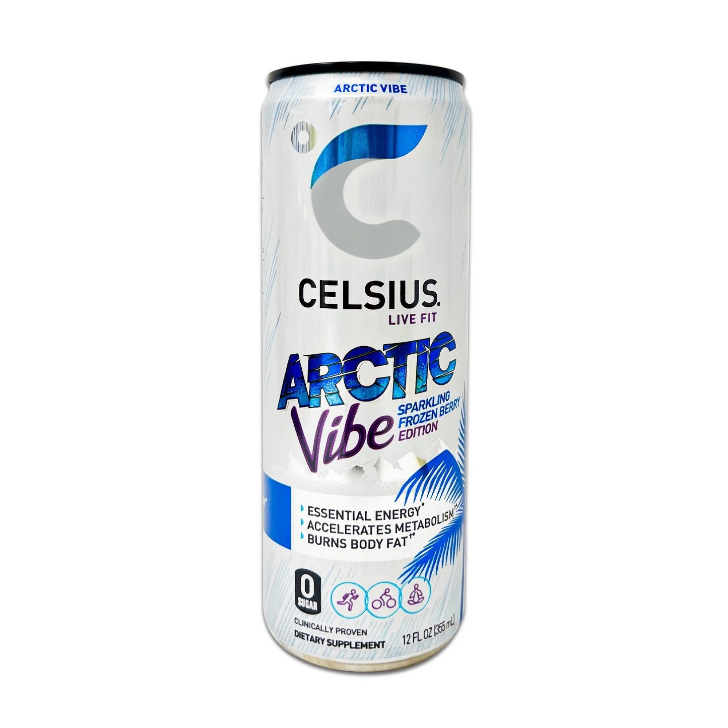 12oz Arctic Vibe Frozen Berry Celsius