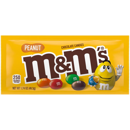 1.74oz Standard Peanut M&M’s